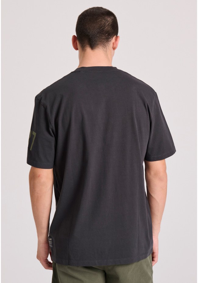 Relaxed fit t-shirt με Funky Buddha τύπωμα