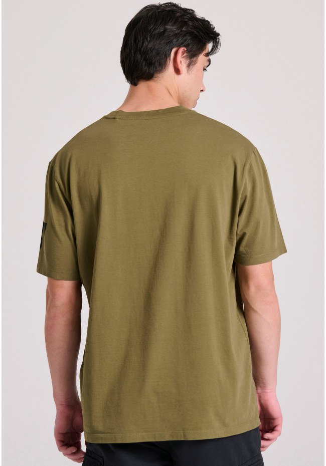 Relaxed fit t-shirt με Funky Buddha τύπωμα