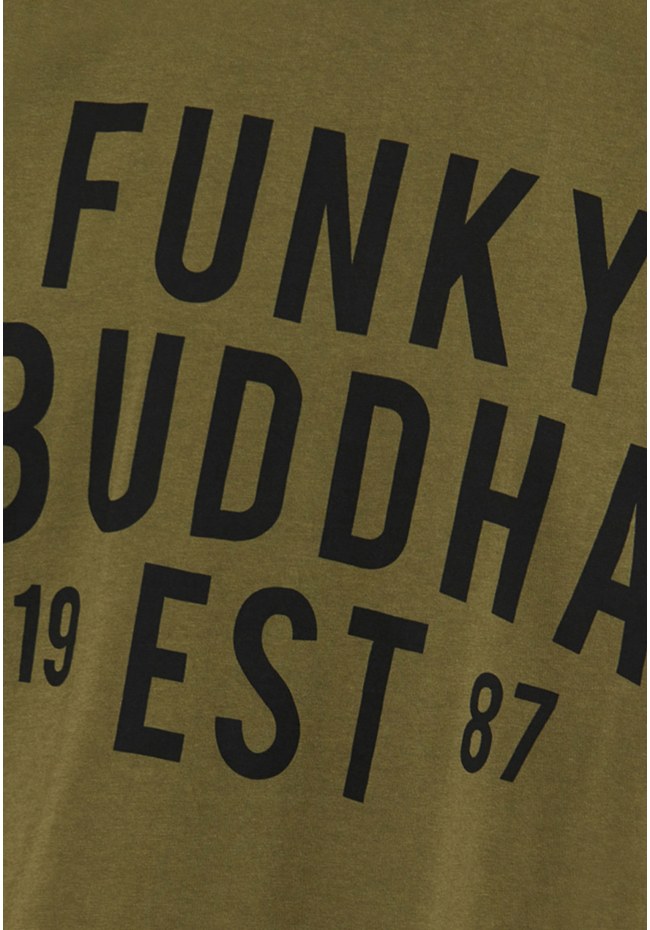 Relaxed fit t-shirt με Funky Buddha τύπωμα