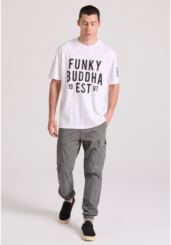 Relaxed fit t-shirt with Funky Buddha print