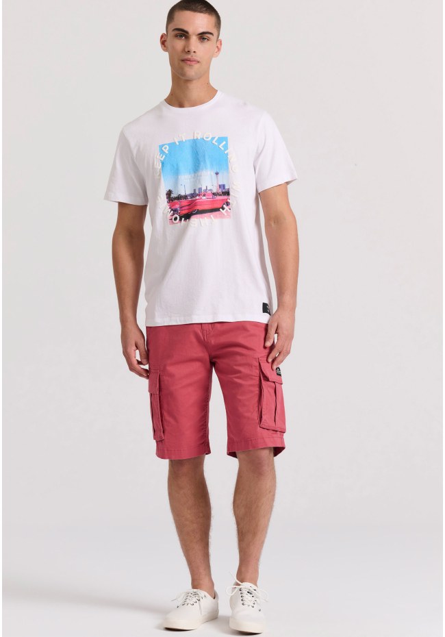 T-shirt με vintage photographic τύπωμα