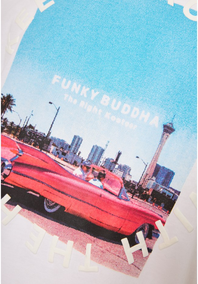 T-shirt με vintage photographic τύπωμα