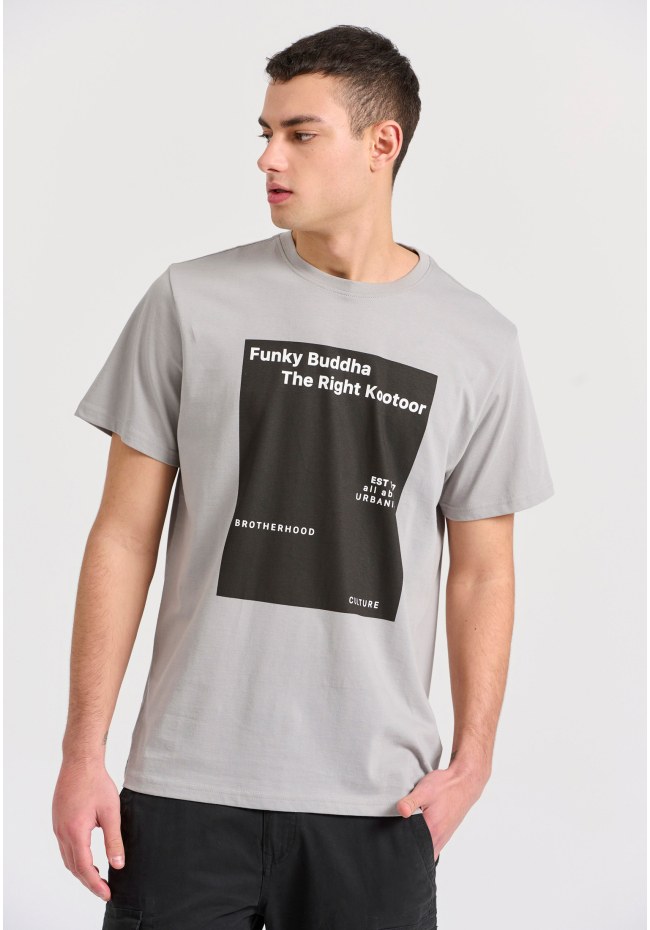 T-shirt με minimal branded τύπωμα