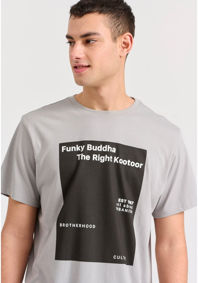 T-shirt με minimal branded τύπωμα