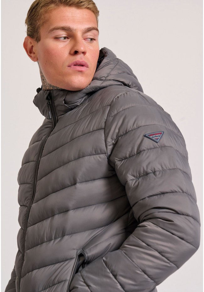 Μπουφάν traveller με ρυθμιζόμενη κουκούλα