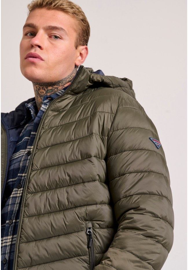 Μπουφάν traveller με ρυθμιζόμενη κουκούλα