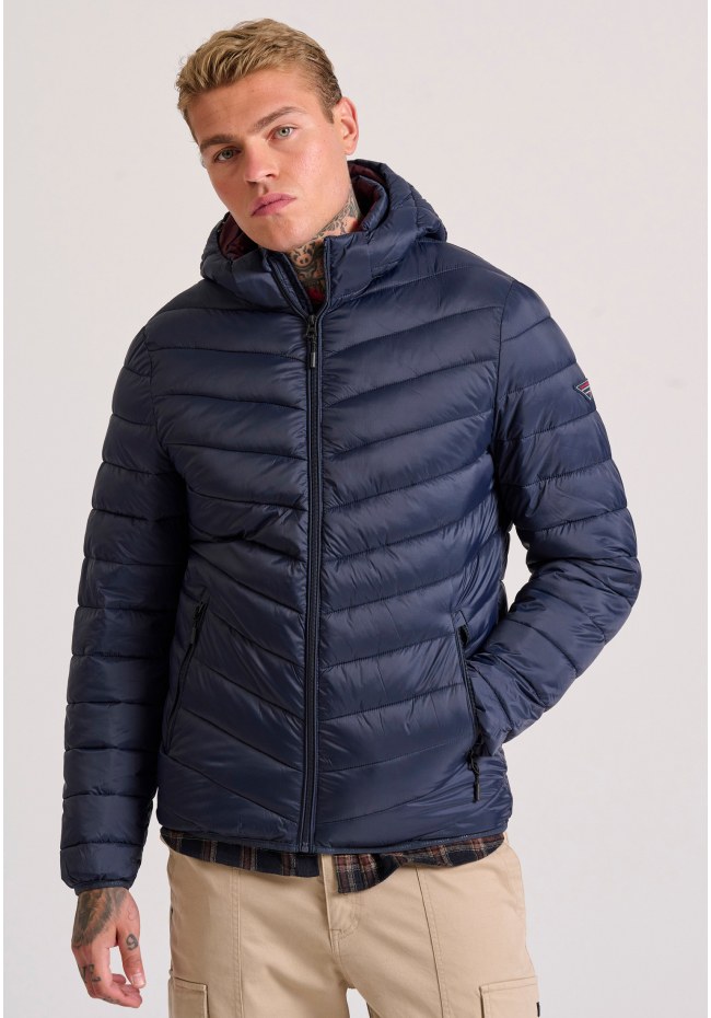 Μπουφάν traveller με ρυθμιζόμενη κουκούλα