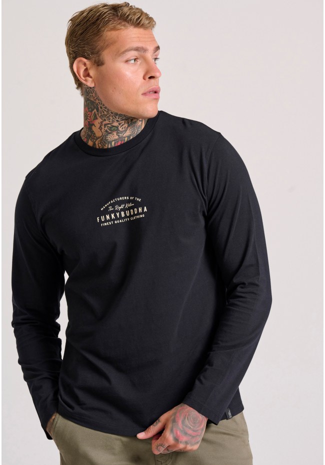 T-shirt με Funky Buddha τύπωμα στο στήθος
