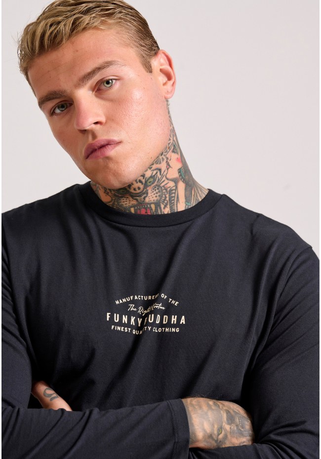T-shirt με Funky Buddha τύπωμα στο στήθος