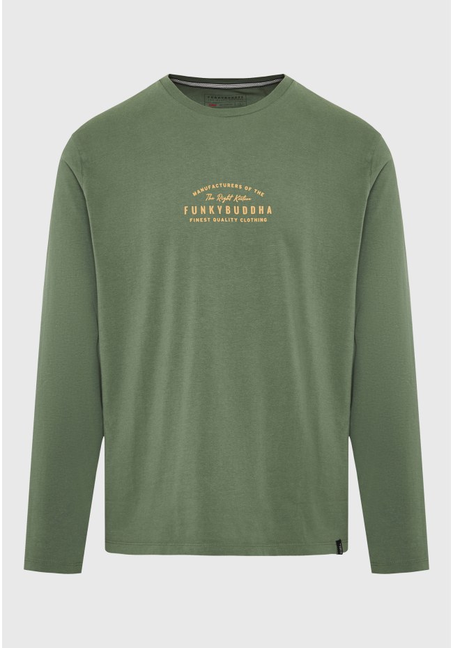 T-shirt με Funky Buddha τύπωμα στο στήθος