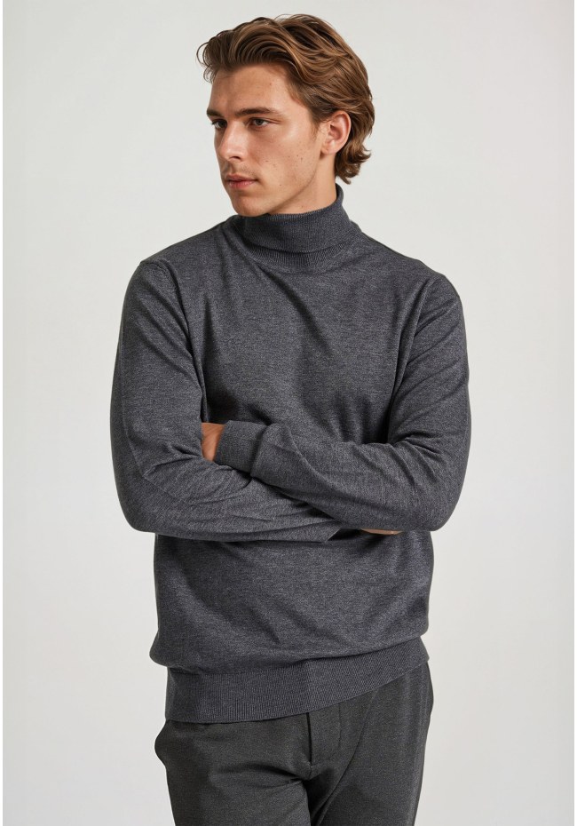 Men's turtle neck sweater - The essentials