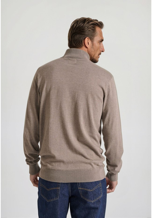 Men's turtle neck knitted blouse