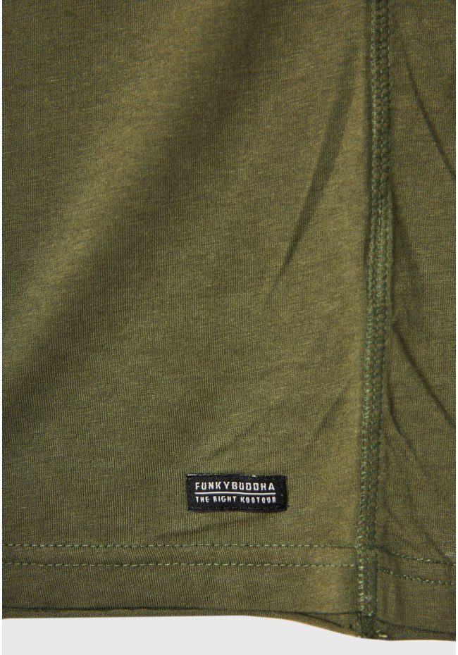 Relaxed fit t-shirt με raw edges