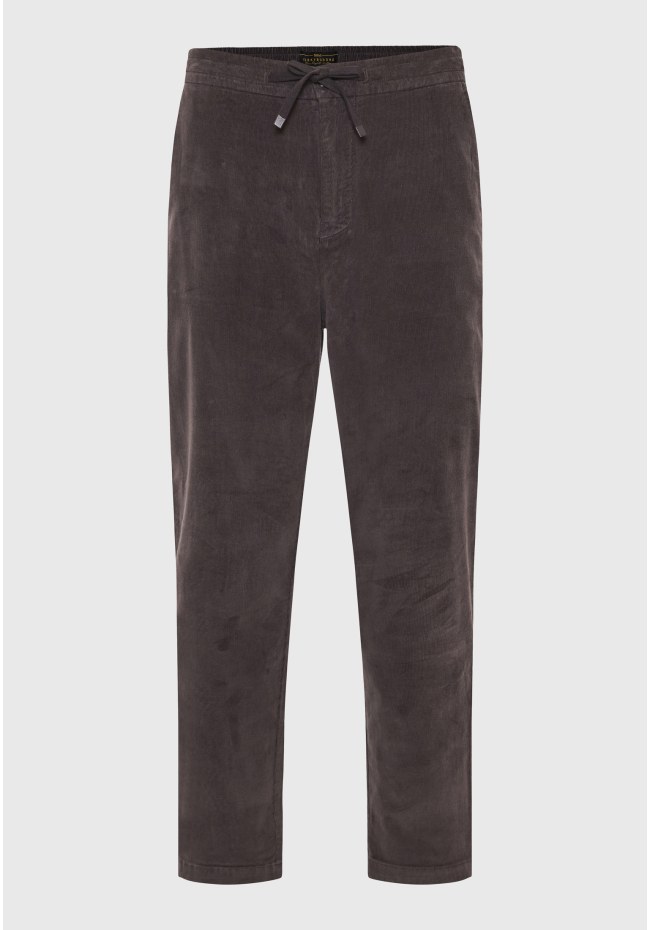 Loose fit garment dyed corduroy pants