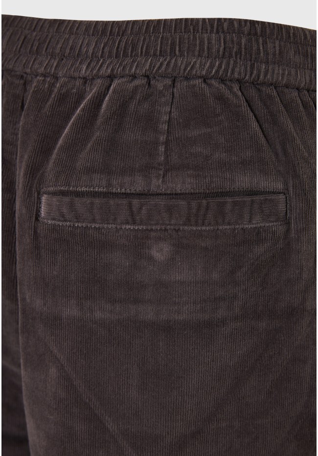 Loose fit garment dyed corduroy pants