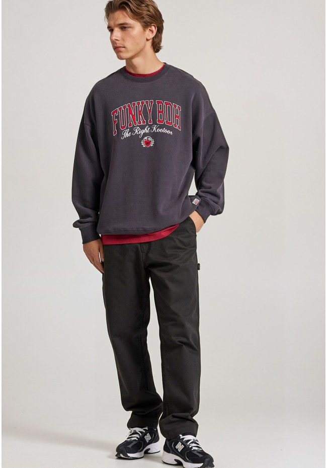 Loose fit casual παντελόνι με τσέπες carpenter