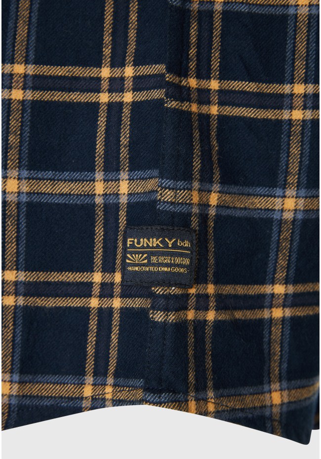 Ανδρικό καρό flannel πουκάμισο