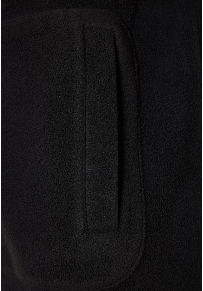 Oversized ζακέτα fleece με rubber logo