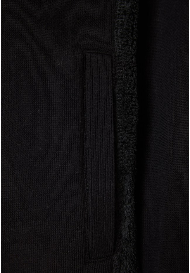 Oversized φούτερ ζακέτα με εσωτερική επένδυση