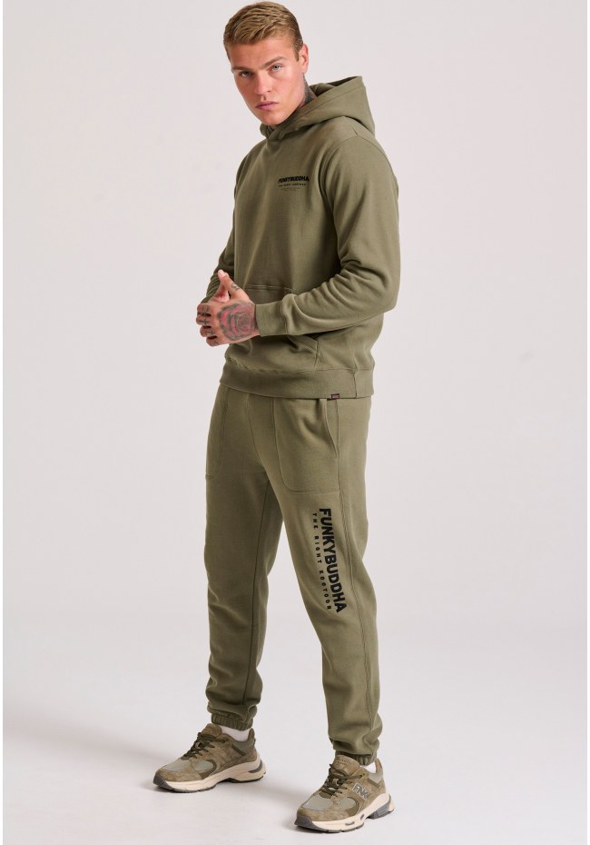 Παντελόνι φόρμας με branded flock τύπωμα