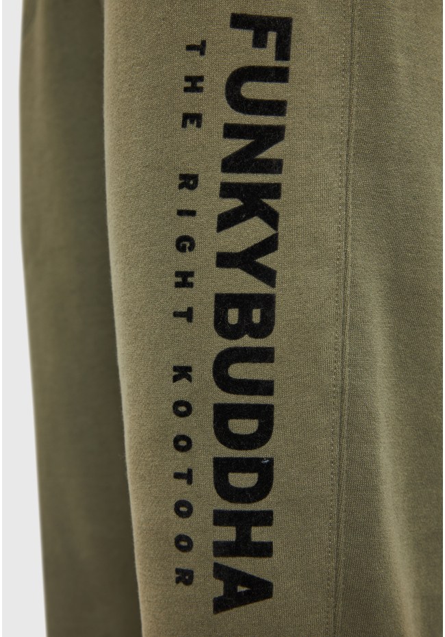 Παντελόνι φόρμας με branded flock τύπωμα