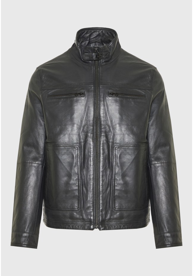 Ανδρικό δερμάτινο jacket (Sheepskin)