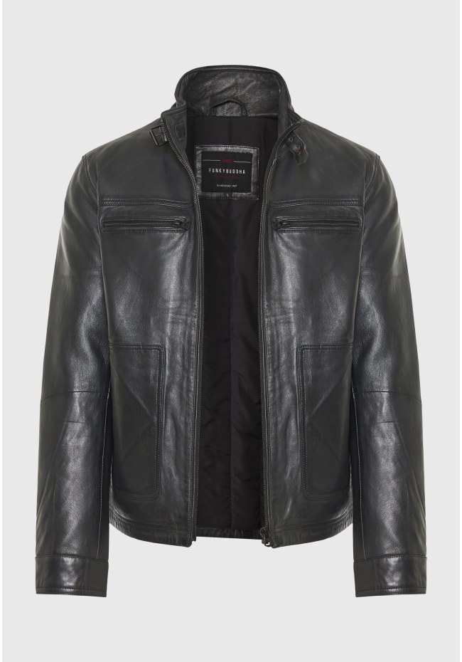 Ανδρικό δερμάτινο jacket (Sheepskin)