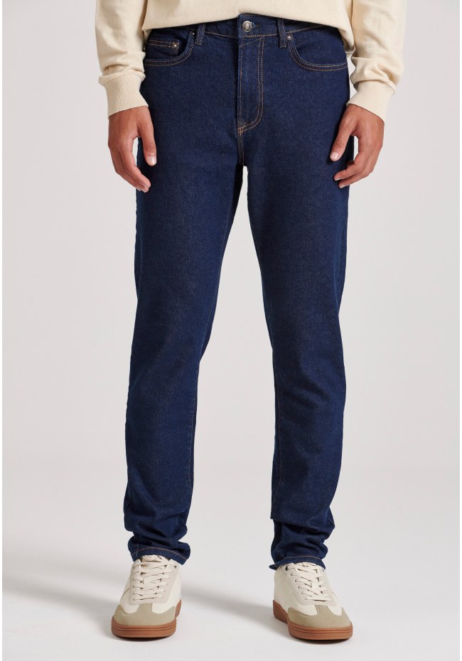 Slim tapered fit τζιν παντελόνι με whisker details