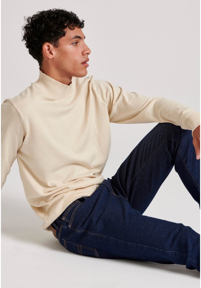 Slim tapered fit τζιν παντελόνι με whisker details