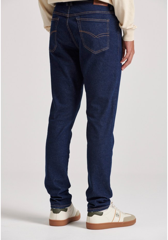 Slim tapered fit τζιν παντελόνι με whisker details
