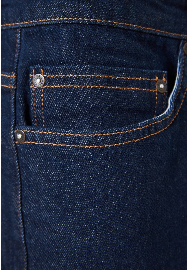 Slim tapered fit τζιν παντελόνι με whisker details