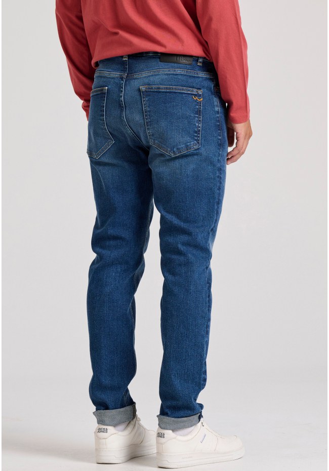 Tapered fit τζιν με ελαφρύ ξεθώριασμα - LTB x Funky Buddha