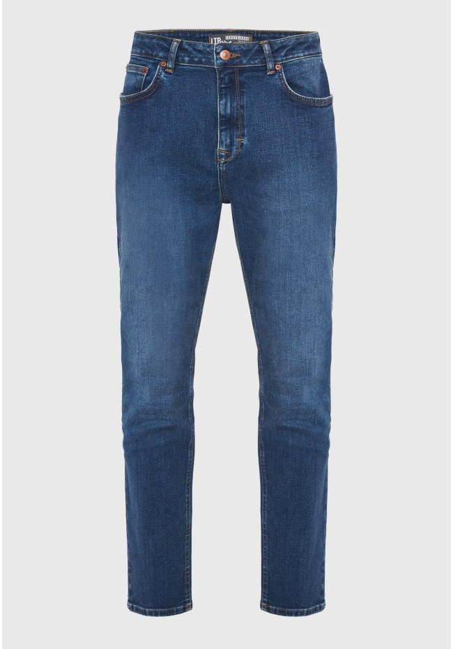 Tapered fit τζιν με ελαφρύ ξεθώριασμα - LTB x Funky Buddha