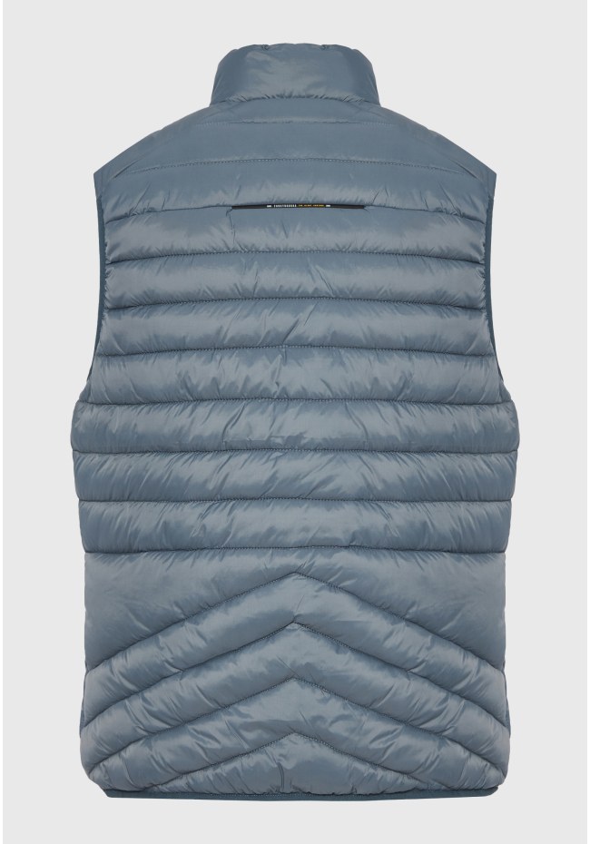 Ανδρικό αμάνικο καπιτονέ μπουφάν