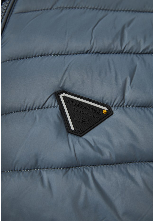 Ανδρικό αμάνικο καπιτονέ μπουφάν