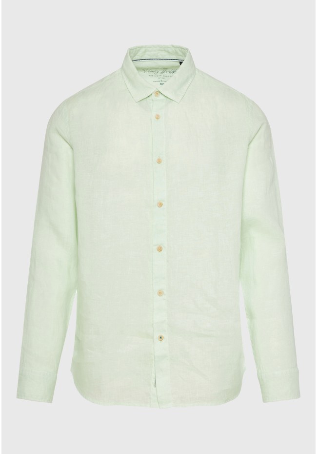 Garment dyed λινό πουκάμισο - The essentials