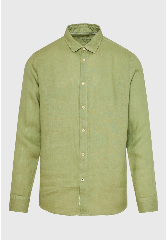 Garment dyed λινό πουκάμισο - The essentials