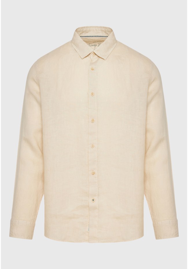 Garment dyed λινό πουκάμισο - The essentials