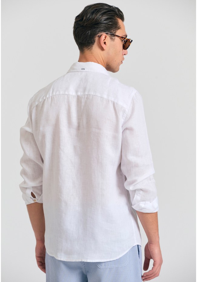 Garment dyed λινό πουκάμισο - The essentials