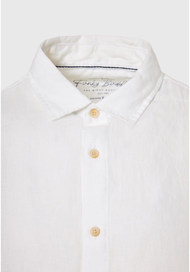 Garment dyed λινό πουκάμισο - The essentials