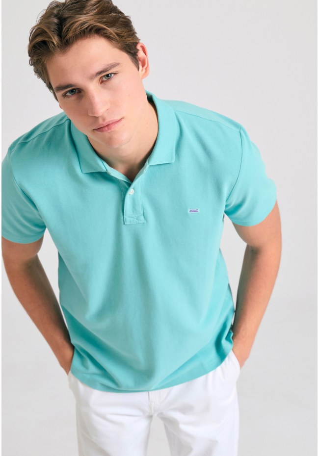 Polo μπλούζα με κεντημένο logo - The essentials