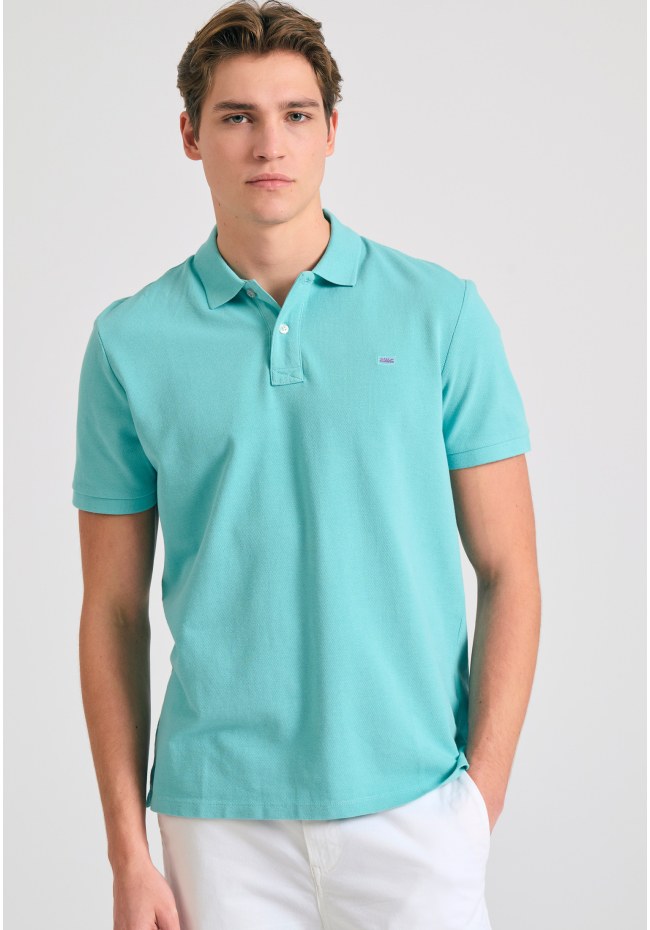 Polo μπλούζα με κεντημένο logo - The essentials