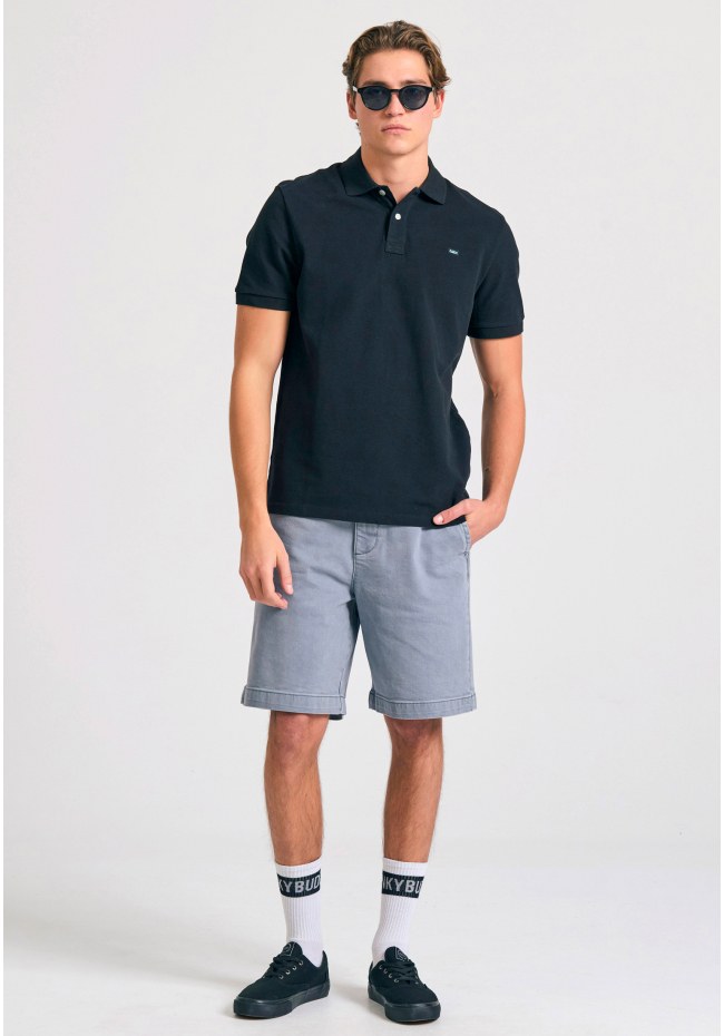 Polo μπλούζα με κεντημένο logo - The essentials