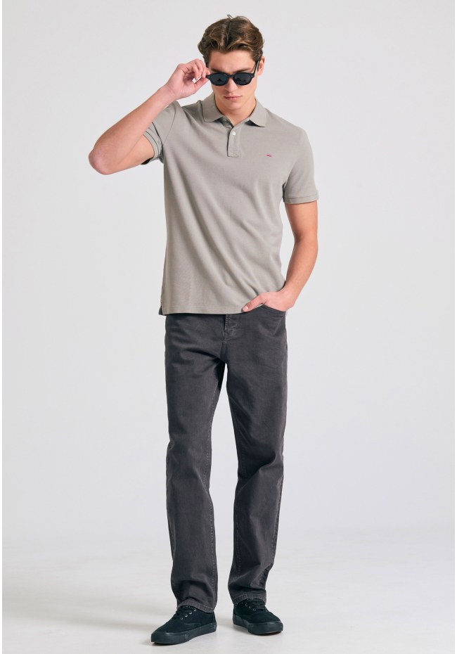 Polo μπλούζα με κεντημένο logo - The essentials