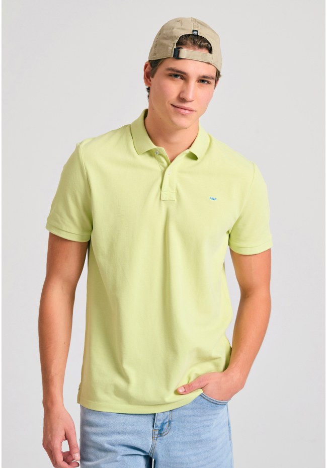 Polo μπλούζα με κεντημένο logo - The essentials