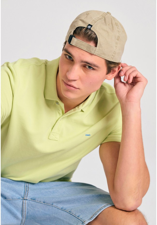 Polo μπλούζα με κεντημένο logo - The essentials