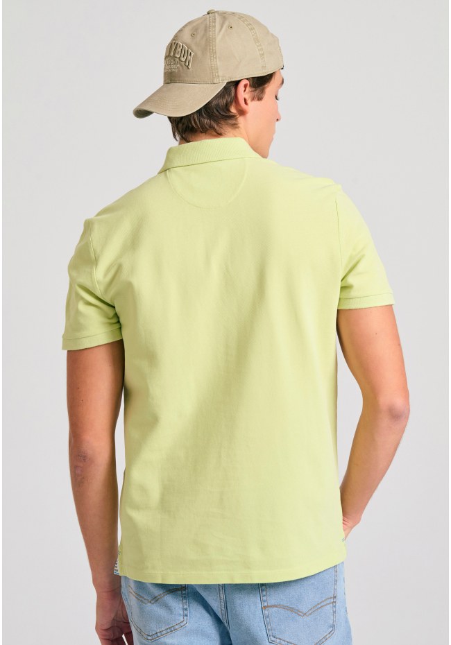 Polo μπλούζα με κεντημένο logo - The essentials