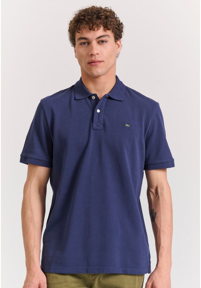 Polo μπλούζα με κεντημένο logo - The essentials