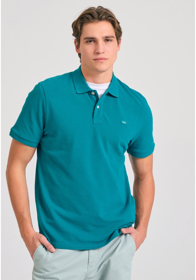 Polo μπλούζα με κεντημένο logo - The essentials