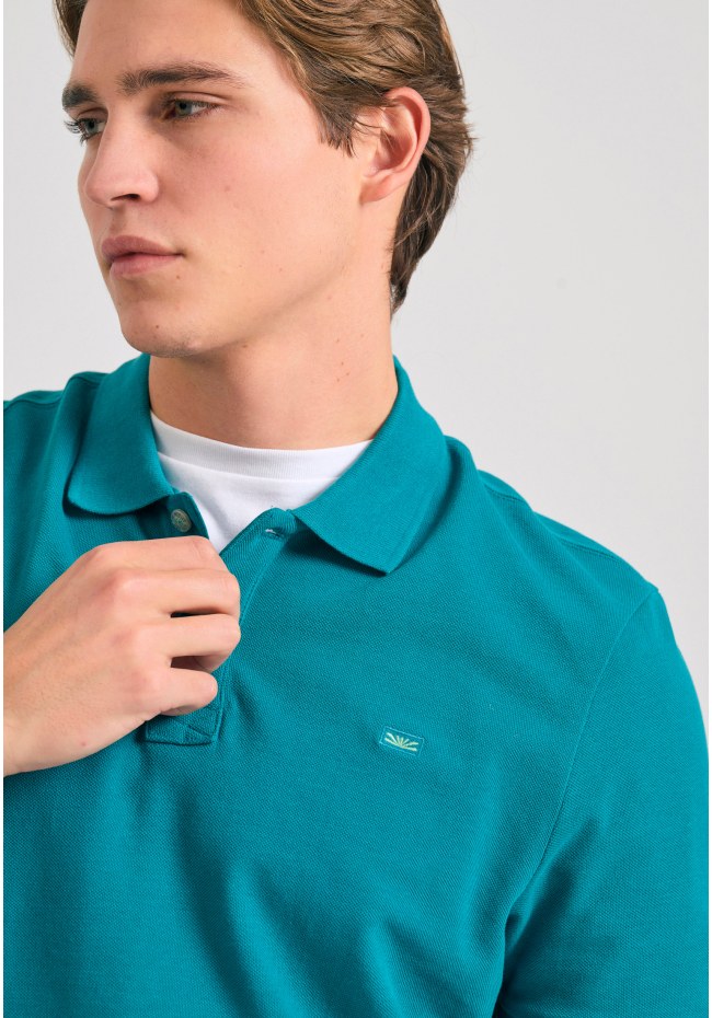 Polo μπλούζα με κεντημένο logo - The essentials